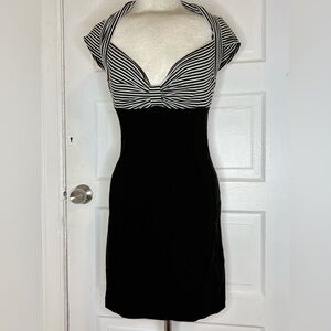 GUESS Black & White Cocktail Dress